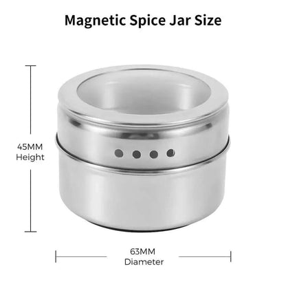 Pots à épices magnétiques