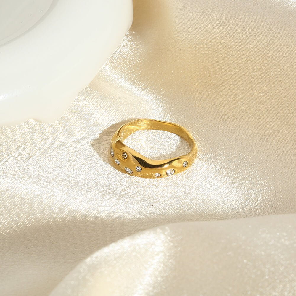 Snake-Shape Ring - 11 Étoiles
