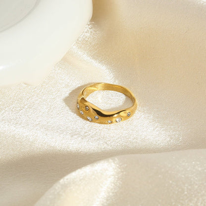 Snake-Shape Ring - 11 Étoiles