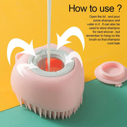 Soft Silicone Dog Brush - 11 Étoiles
