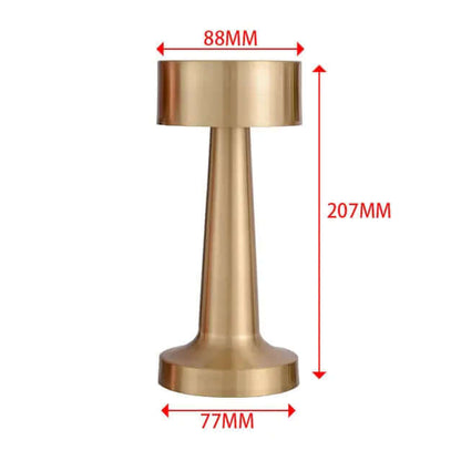 Lampe de bureau rétro pour bar, lampe de nuit rechargeable sans fil avec capteur tactile pour restaurant, café, chambre à coucher, lampes de décoration pour la maison