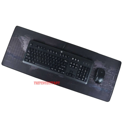Nouveau tapis de souris de jeu étendu grand format pour clavier de bureau 800 mm x 300 mm