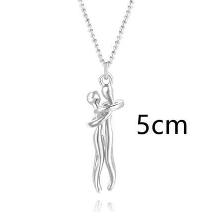 Collar de pareja con dije de unidad
