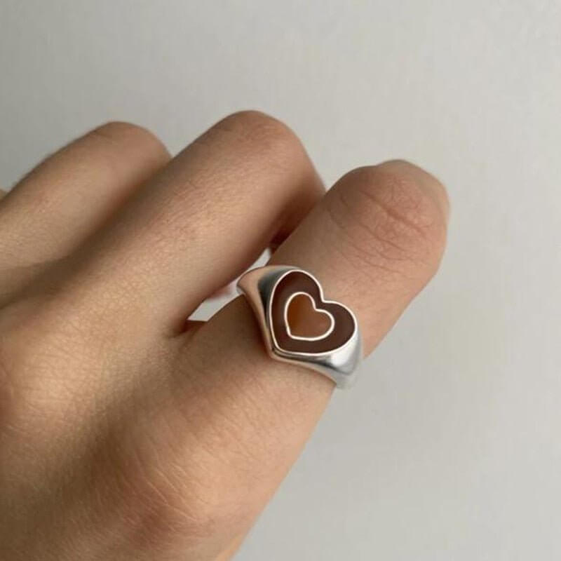 Creative Love Heart Ring - 11 Étoiles
