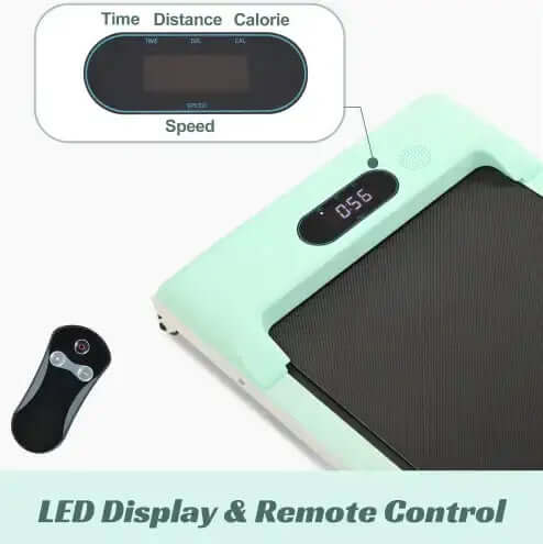 Tapis de course électrique 2 en 1 sous le bureau – Appareil de fitness silencieux, puissant et peu encombrant pour la maison et le bureau
