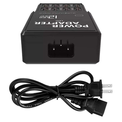 Station de charge USB multi-ports 12 ports, organisateur de chargeur de téléphone portable mural de bureau 