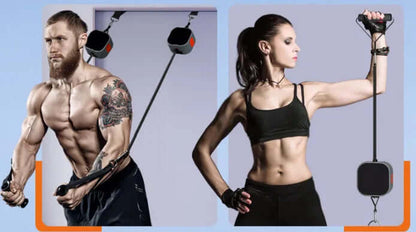 Expansor de pecho y máquina de remo multifuncional para fitness