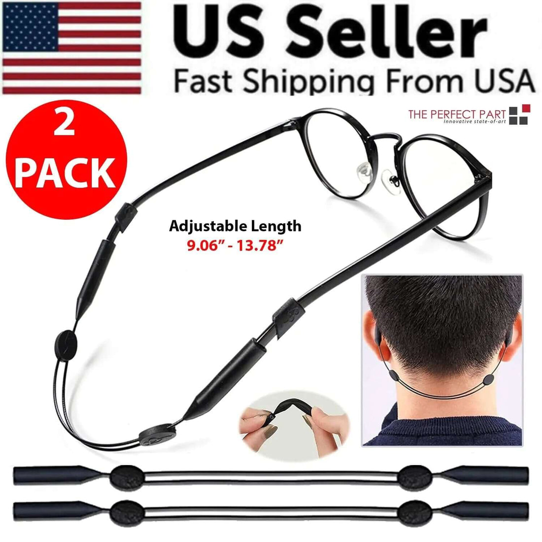 The 2x Glasses Strap Neck Cord is a practical and stylish accessory for securing your eyeglasses or sunglasses. Designed for active lifestyles, these sports eyeglasses bands keep your glasses in place during physical activities like running, cycling, or hiking. The adjustable rope string holder ensures a comfortable and secure fit around your neck, preventing accidental drops or loss.