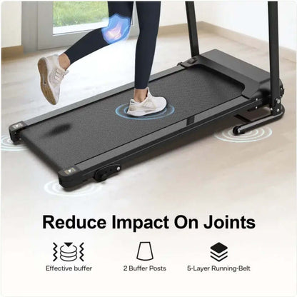 Cinta de correr plegable con sensor de pulso: una solución de fitness que ahorra espacio
