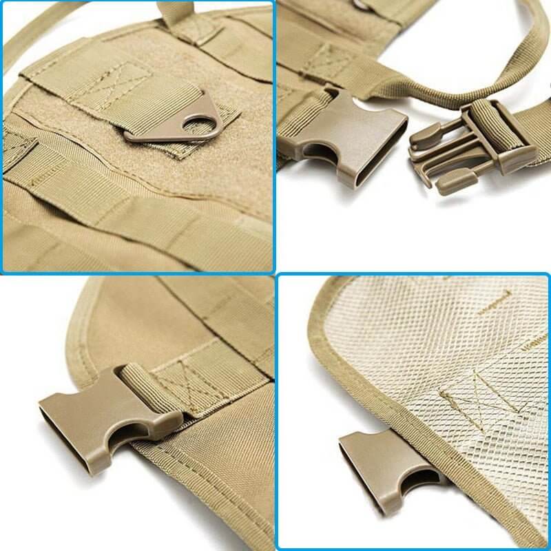 Tactical Military Dog Harness - 11 Étoiles