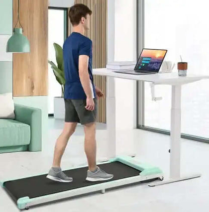 Tapis de course électrique 2 en 1 sous le bureau – Appareil de fitness silencieux, puissant et peu encombrant pour la maison et le bureau